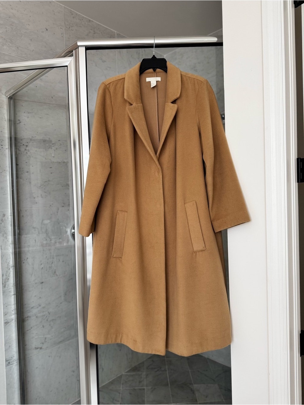 H&M Camel Trench Coat - Women's Long Coat